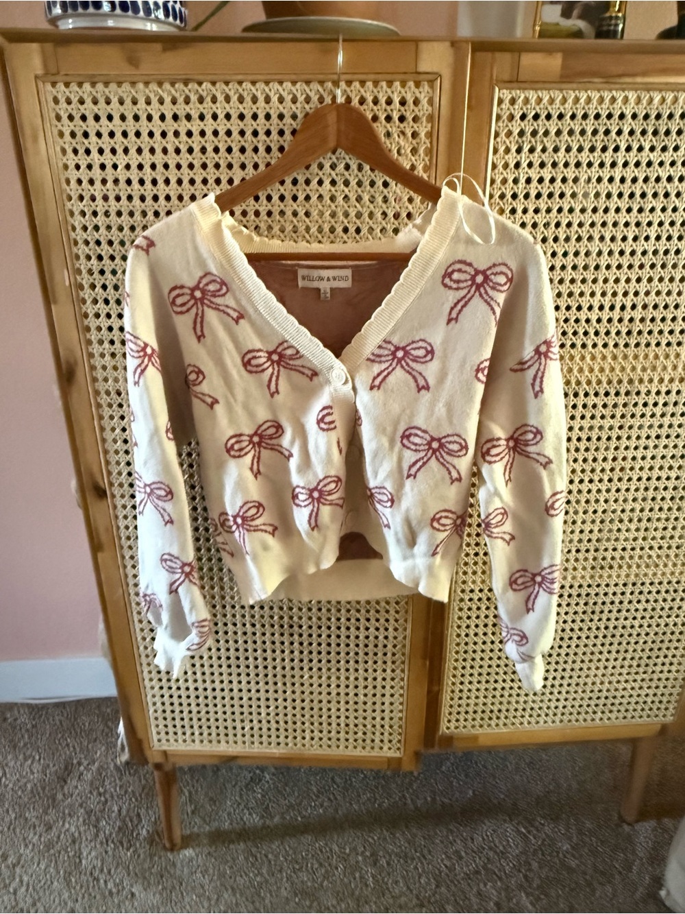 Women’s Cropped Bow Sweater
